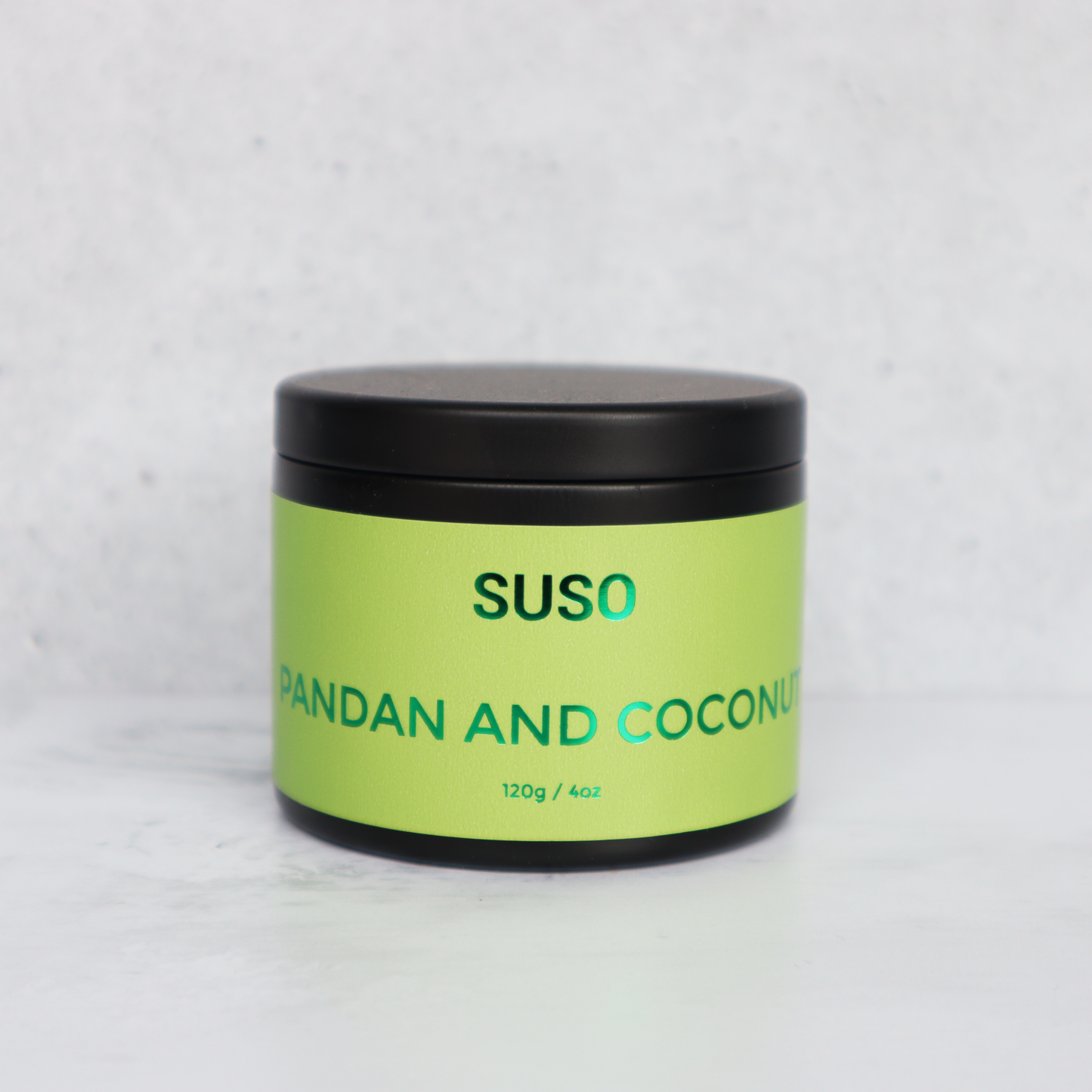 Pandan and Coconut Candle Tin