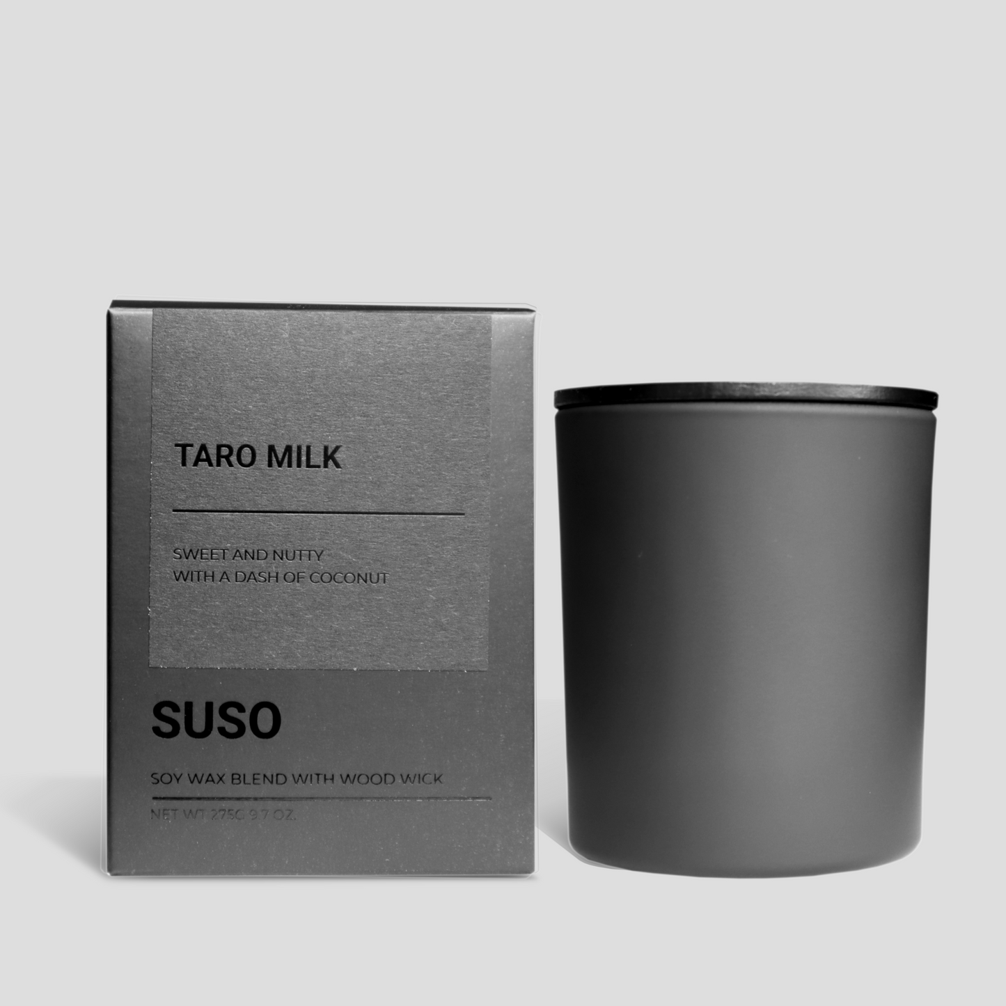 Taro Milk Candle Jar